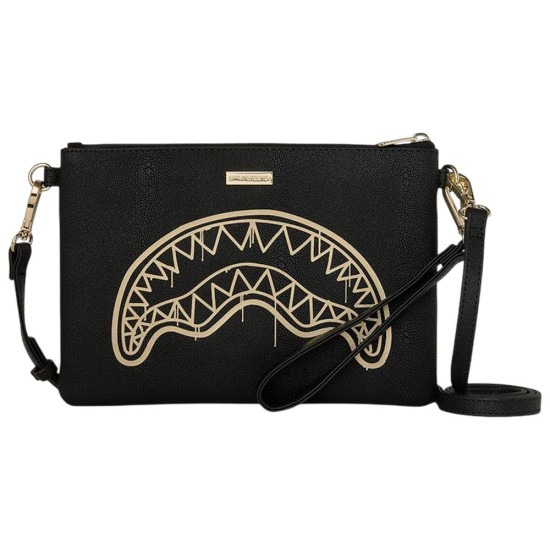 Sprayground Τσαντάκι ώμου That Gold Drap Crossover Clutch